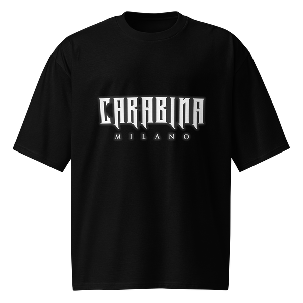 Carabina Milano Oversized Heavyweight T-Shirt (Black) - Carabina Milano  #